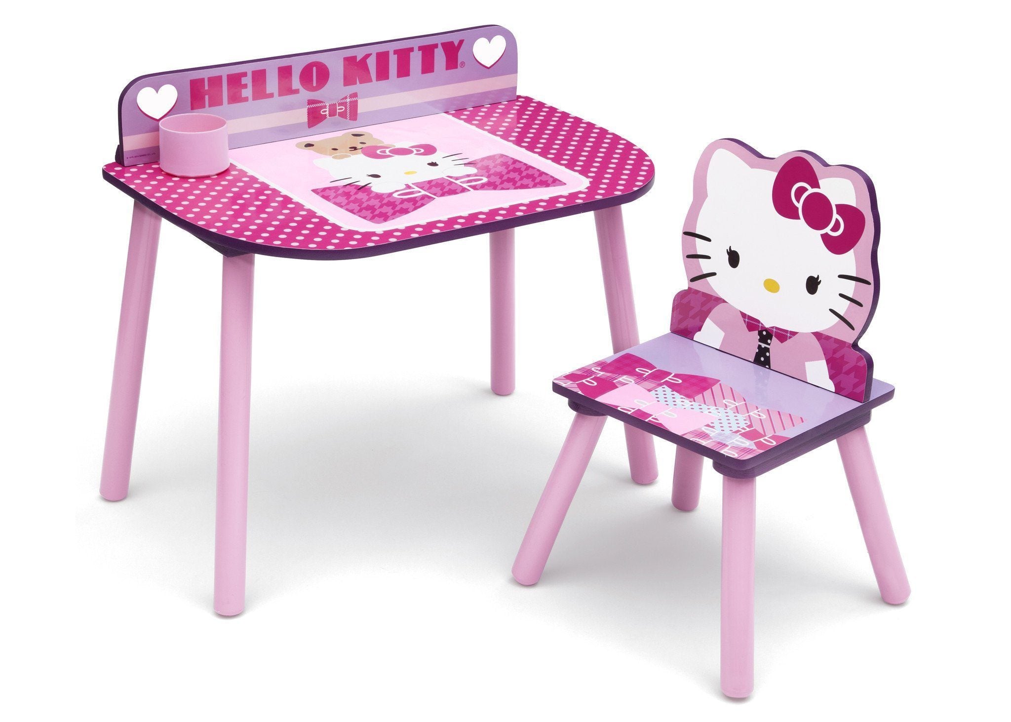 hello kitty study table and chair