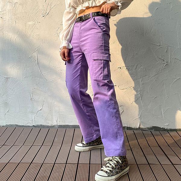 light purple cargo pants