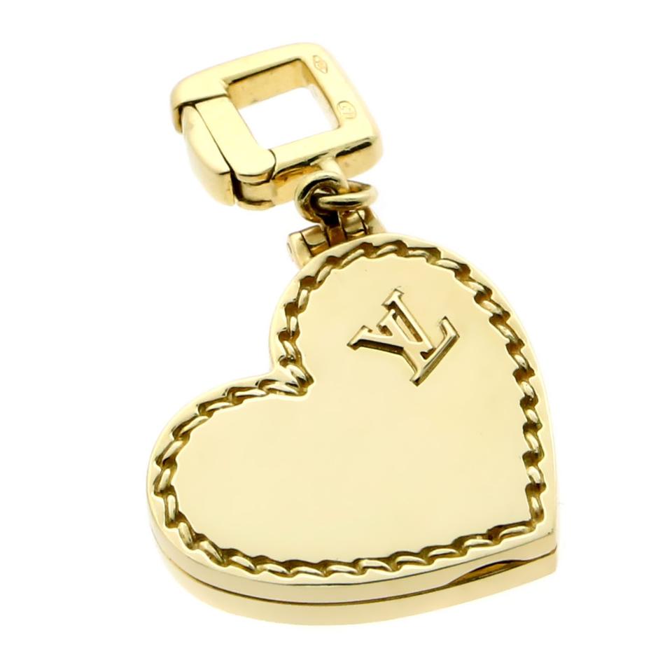 Louis Vuitton Heart Locket Charm Pendant – Opulent