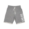 Live Fit Apparel French Terry Live Fit short - Heather grey - LVFT