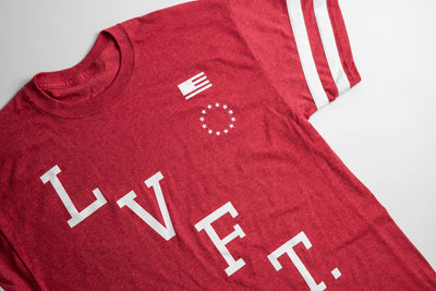 Victory Jersey Tee - Red Heather