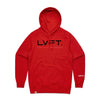 Live Fit Apparel Lifestyle Hoodie - Red / Black - LVFT