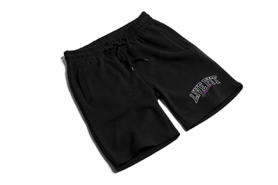 Viper City Sweat Shorts - Black/Purple