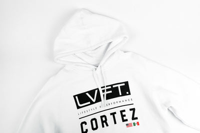 Live Fit Apparel LVFT x Cortez Fight Team Hoodie - White - LVFT