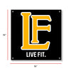 Live Fit Apparel LF Classic Banner - Black/Gold - LVFT