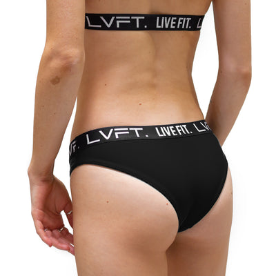 Live Fit Apparel Brianna Cope Signature Bikini Bottom - Black - LVFT
