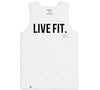 Live Fit Apparel Classic Tank - White - LVFT