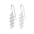 Kelim: Sterling Silver Clusters Earrings on display.