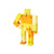 Micro Cubebot: Yellow displayed standing.