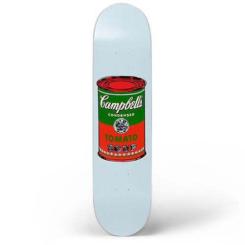 Ongelofelijk Situatie beddengoed Warhol Soup Can Skateboard: Red on Light Blue - SFMOMA Museum Store