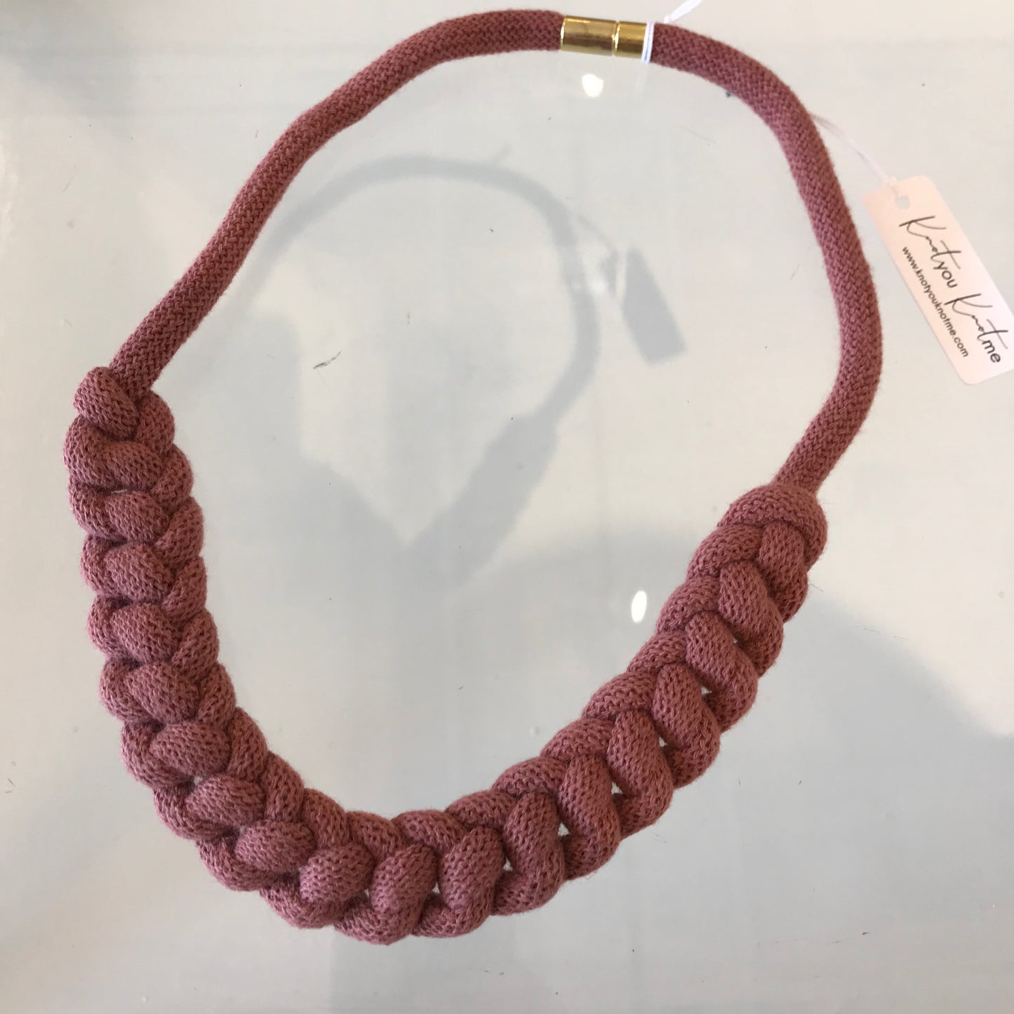 Dolan Knotted Fiber Necklace