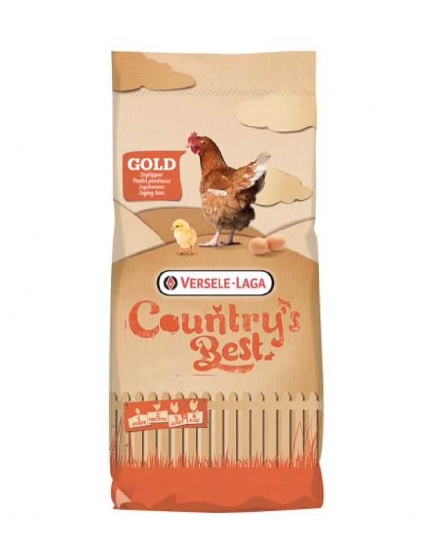 satire Struikelen De Kamer Country`s Best Gold 4 Gallico Pelletlegkorrel - Kippenvoer - 20 kg Van –  Birdshop Christina Pet Shop