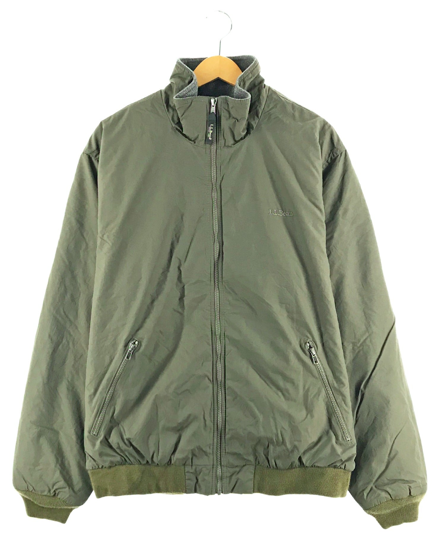 SALE／55%OFF】 美品 LL BEAN 内側チェック生地 ナイロン JACKET XL ...