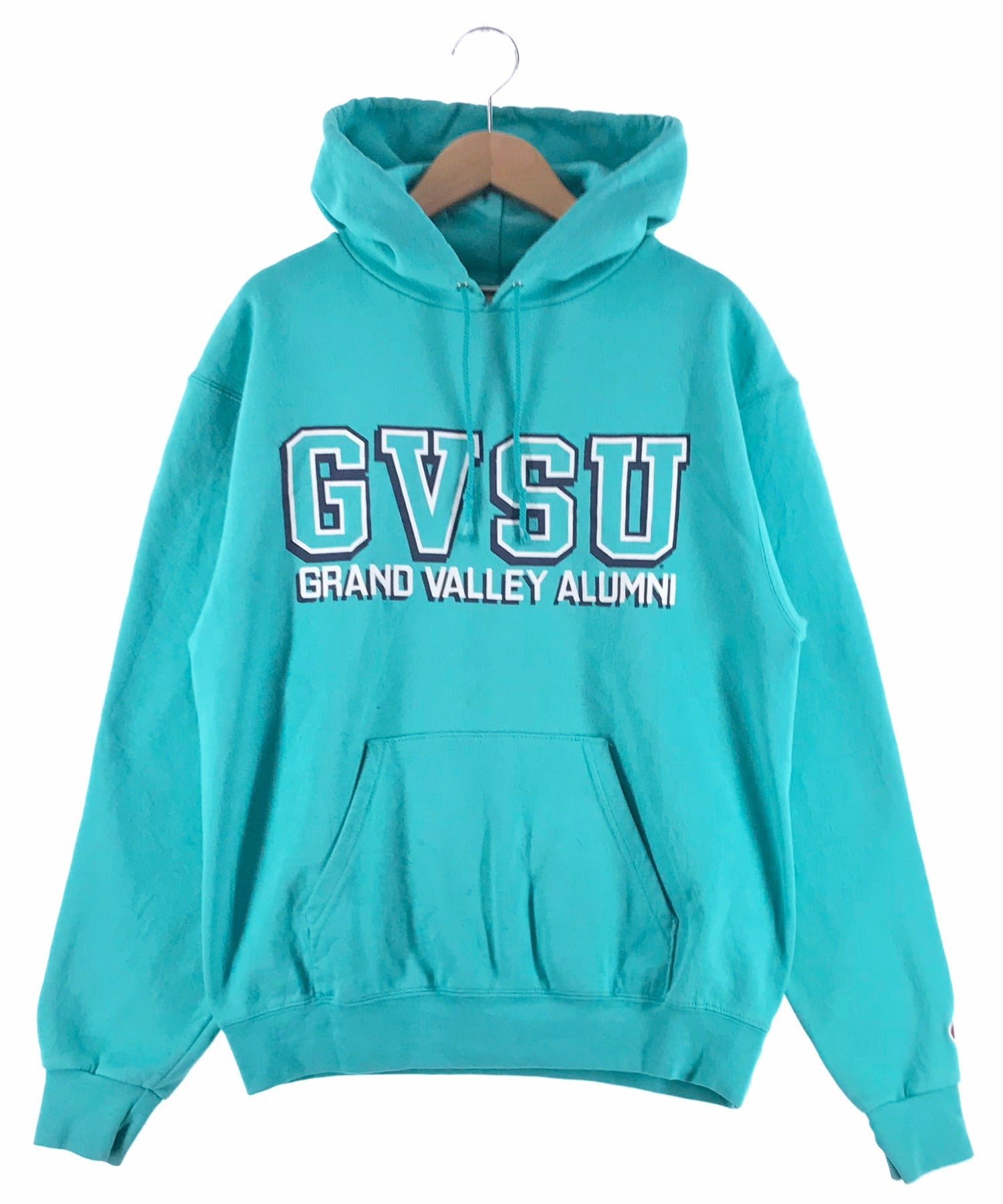 GVSU GRAND VALLEY スウェット パーカー L グレー 古着