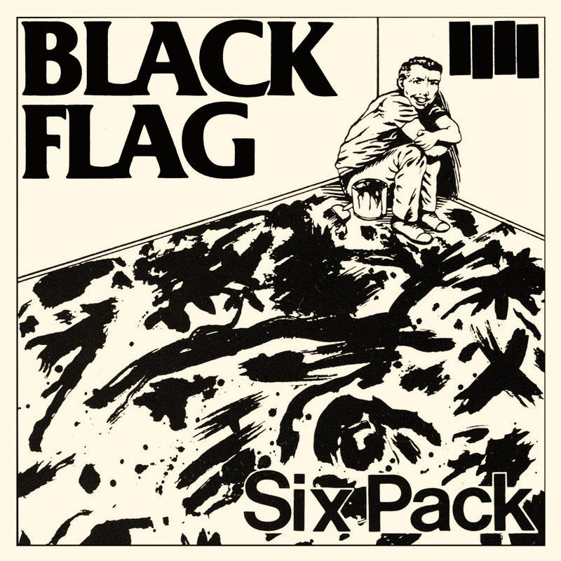 名入れ無料】 ブラックフラッグ FLAG Black Men Flag sst records sub