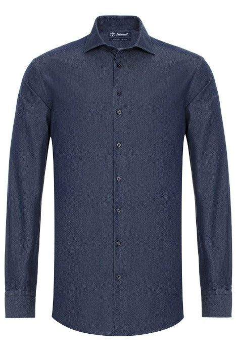 binden Slagschip campagne Denim overhemd extra lange mouwen modern fit - Sleeve7 – CJE Fashion