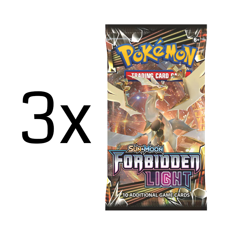 TCG: Sun Forbidden Light Booster Pack: 3 Pack – Zulus Games