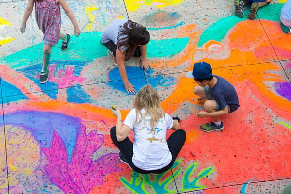 Family Fun fest Community Mural at Biscayne National Park