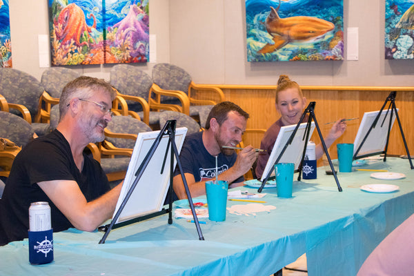 Paint for the Wild art class at Biscayne National Park