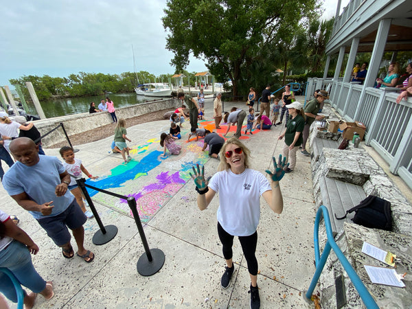 Family Fun fest Community Mural at Biscayne National Park