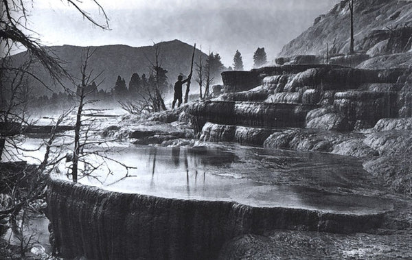 William Henry Jackson - Pulpit Terrace, Mammoth Hot Springs, Yellowstone 1872