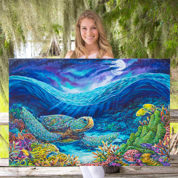 Pisces Seaturtle Artwork