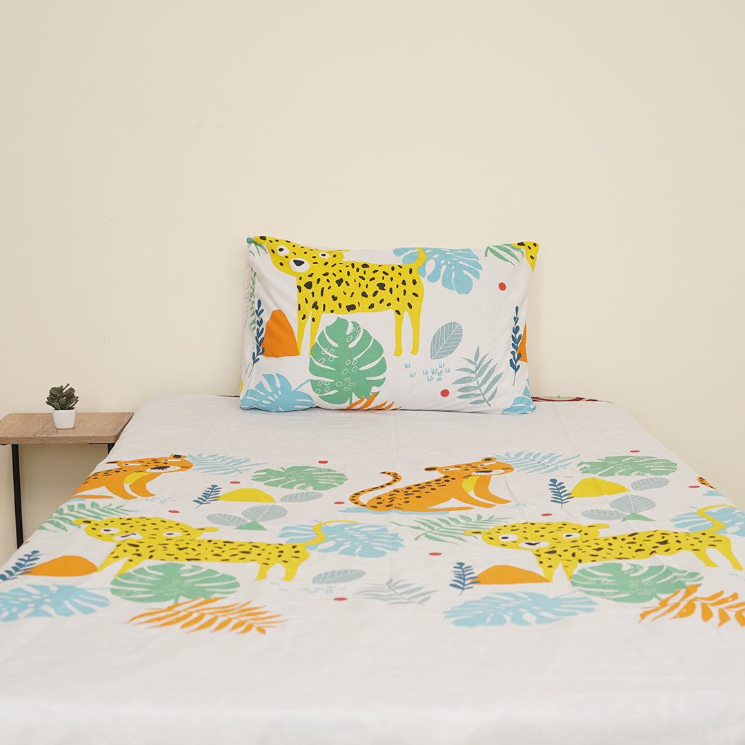 Jungle bell Kids Bedsheet Set