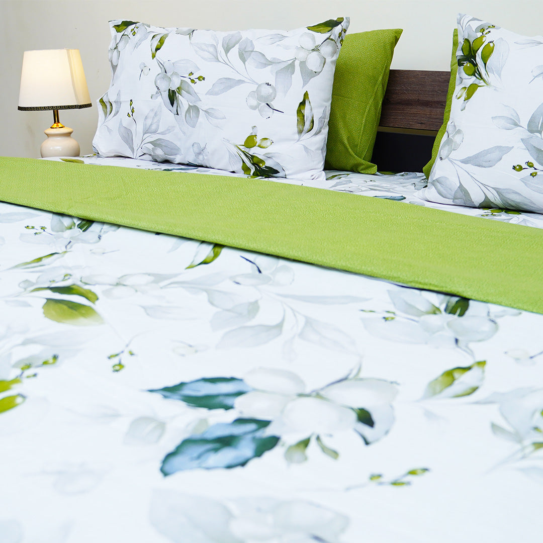 Verdant Serenity King Bedsheet Set