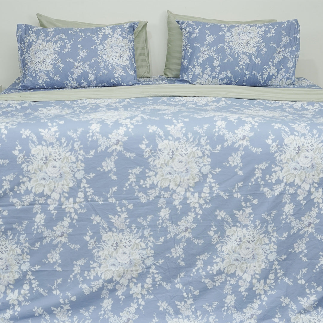 Astrantia Cotton Sateen King Bedsheet Set