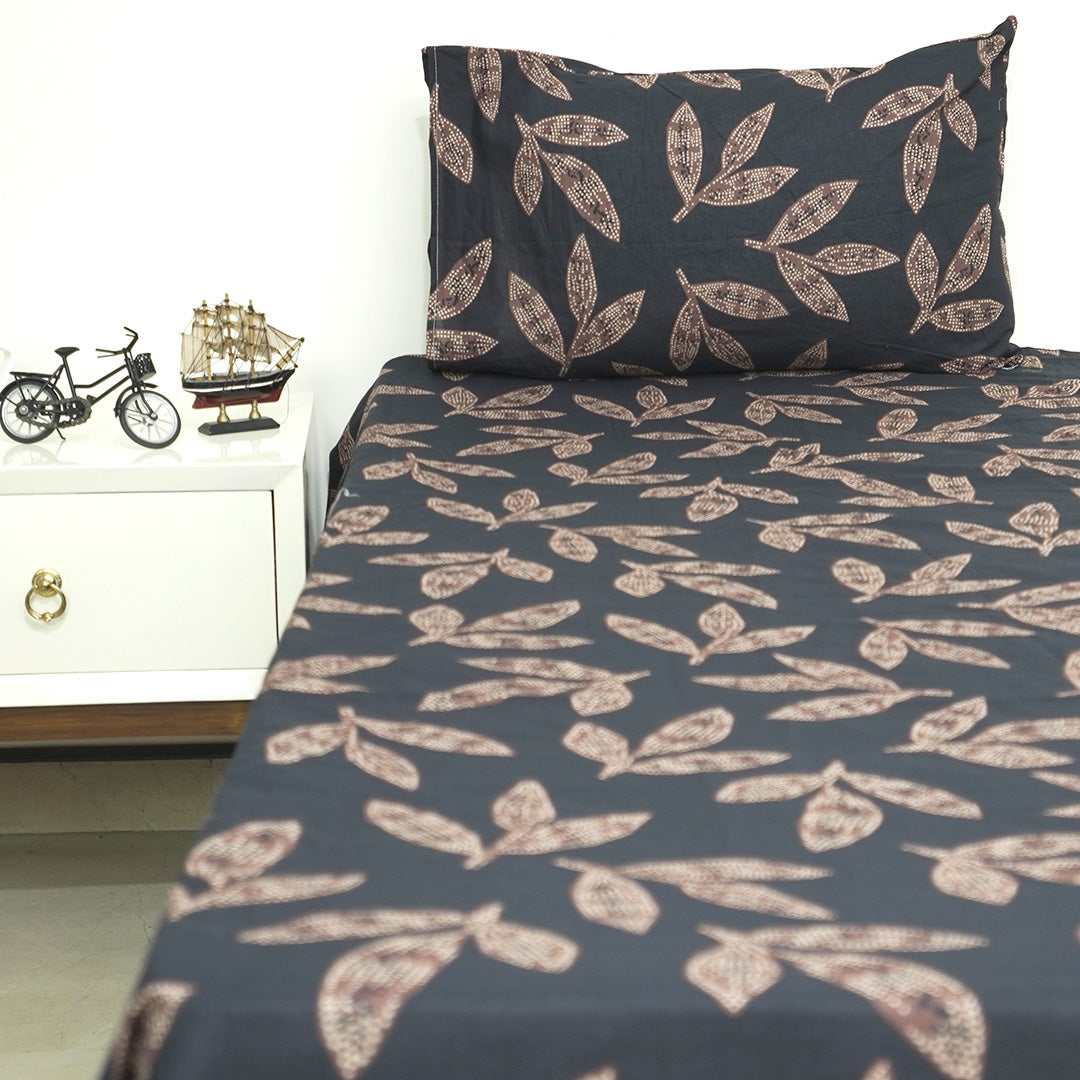 Autumn Leaves King Bedsheet Set