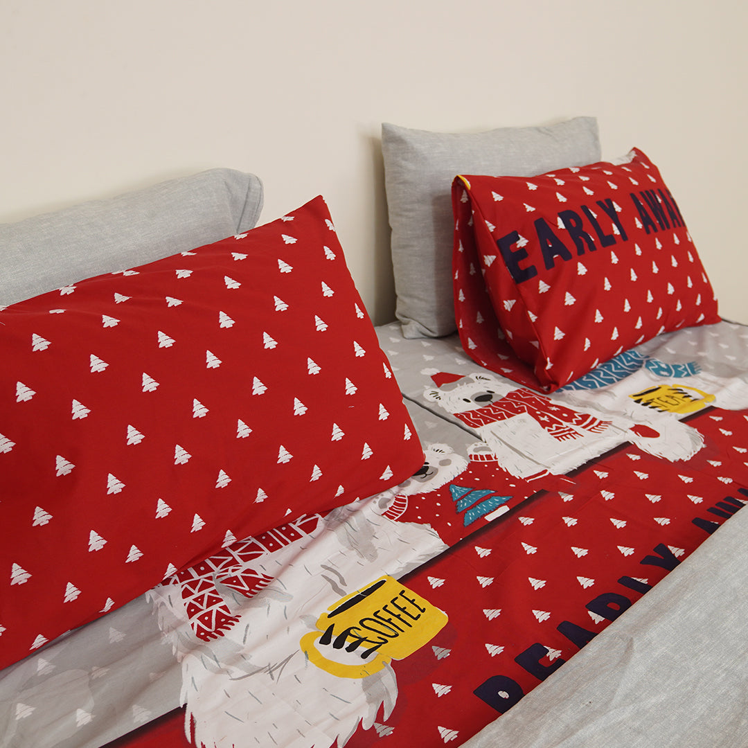 Holiday Season Kids Bedsheet Set