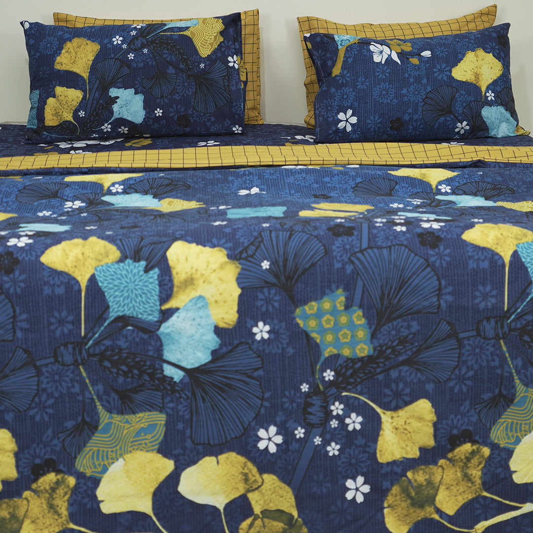 Leaf Shell Single Duvet Cover & Comforter Set