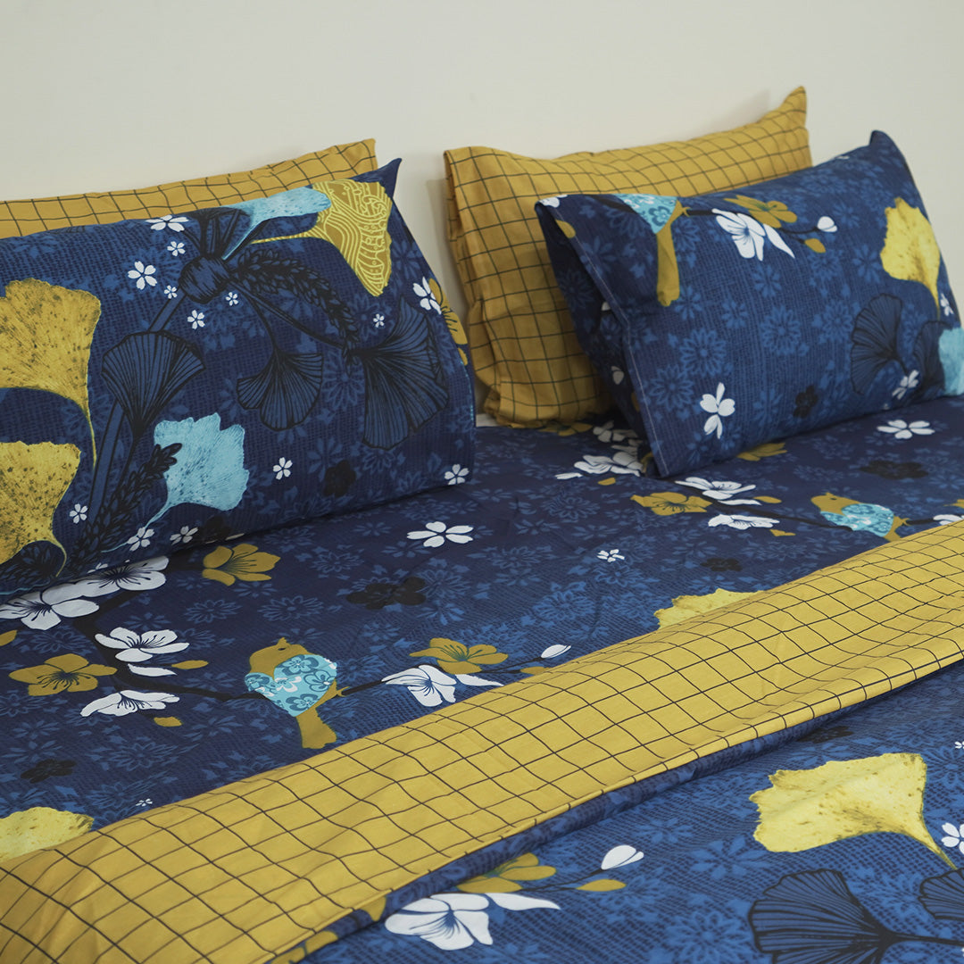 Leaf Shell Single Duvet Cover & Comforter Set