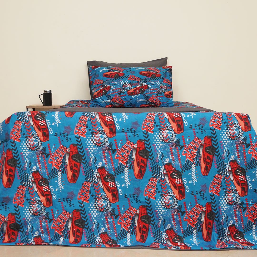 Speed Racer Kids Bedsheet Set