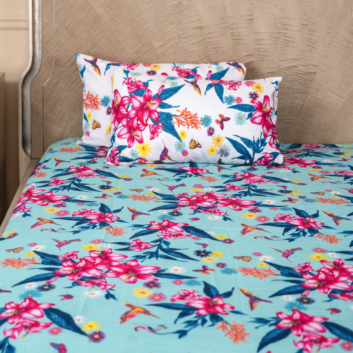 SpringVintage Single Duvet Cover & Comforter Set