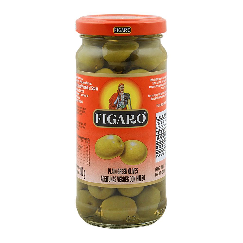 jar of green olives