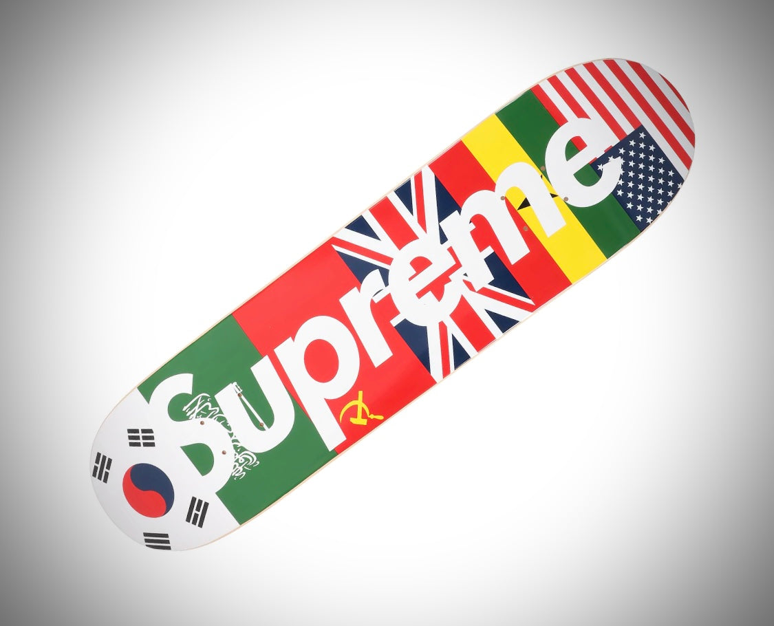 Supreme Flags Skateboard Deck