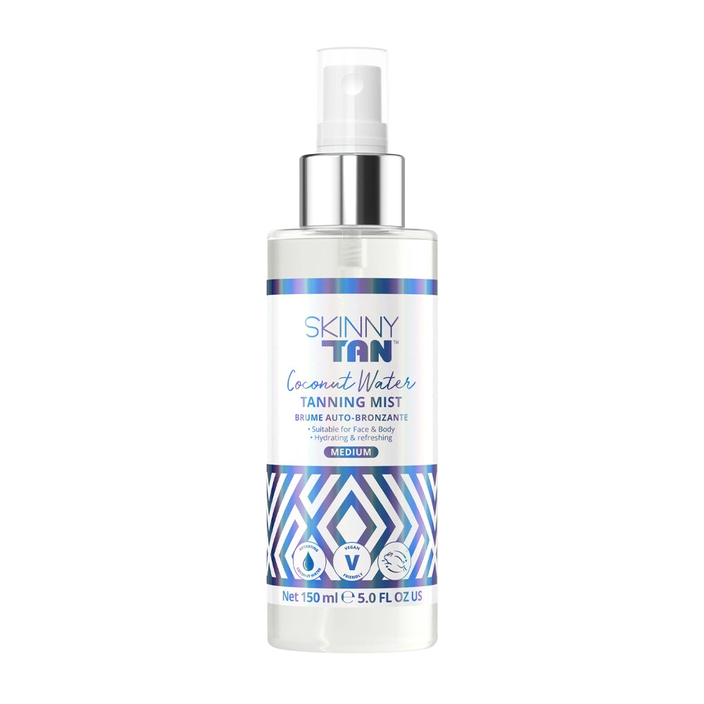 Skinny Tan Coconut Water Tanning Mist Medium 150ml Face Tanning Spray Face Tan Mist Tanning Mist