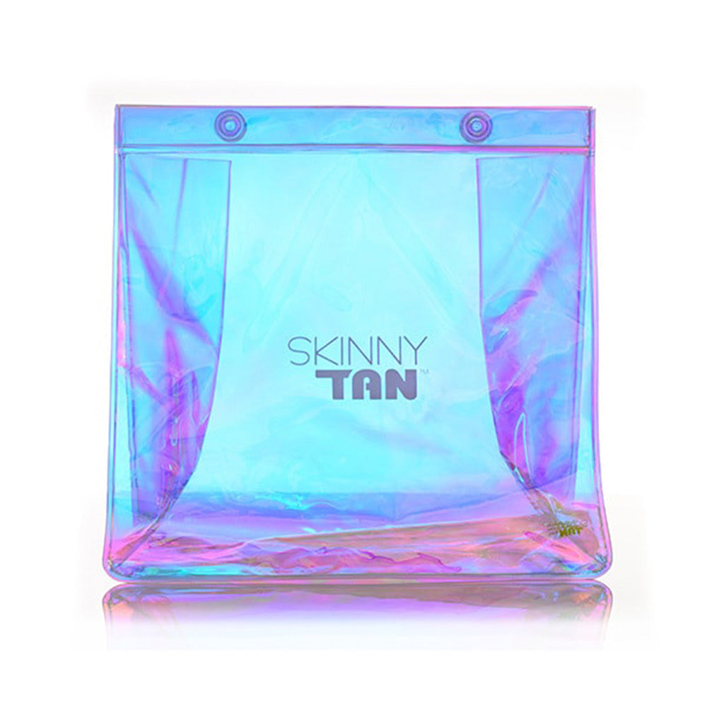 Skinny Tan Holographic Travel Bag