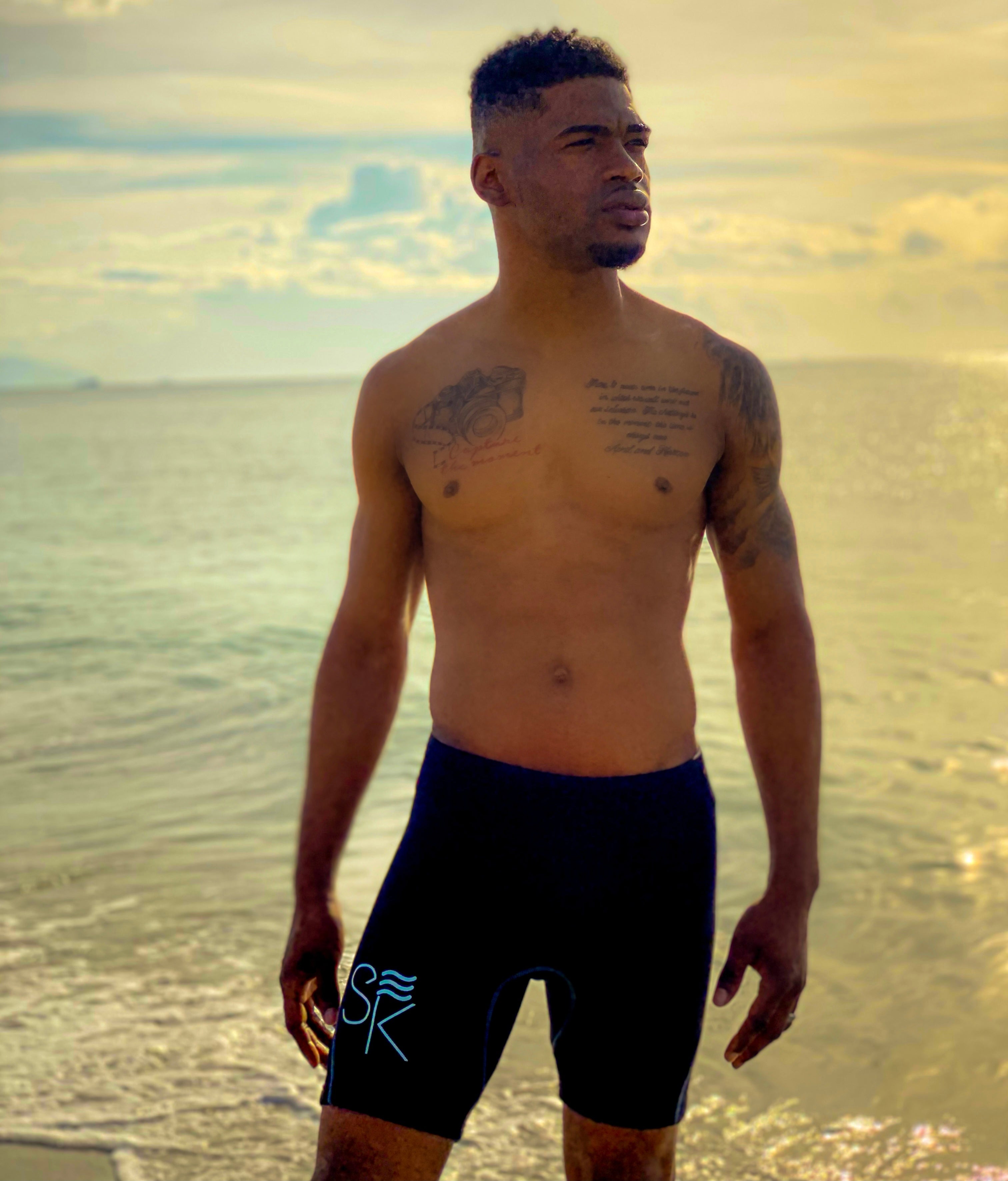 wetsuit swim beach shorts