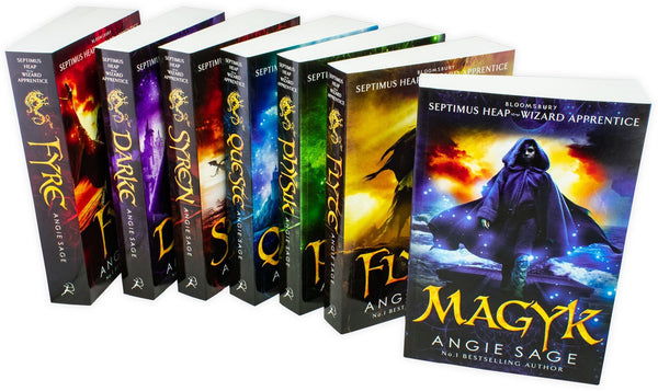 Septimus Heap Angie Sage 7 Books Collection Set Pack Wizard Apprentice Series 