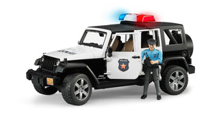 Jeep Rubicon Police car + light skin Policem
