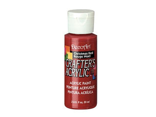 Crafters Acrylic Paint 2oz Christmas Red