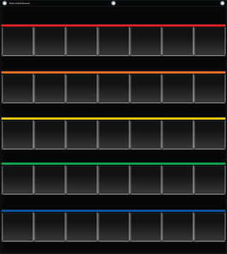 Black Storage Pocket Chart (32-1/2