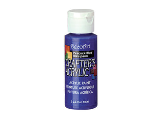 Buy peacock-blue Crafters Acrylic Paint  2oz