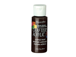 Buy burnt-umber Crafters Acrylic Paint  2oz
