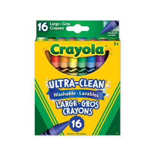 16 Large Washable Crayons