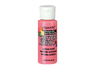 Buy wild-rose-pink Crafters Acrylic Paint  2oz