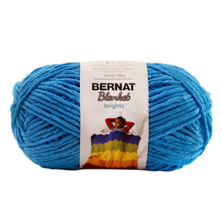 Buy busy-blue Bernat Blanket Brights