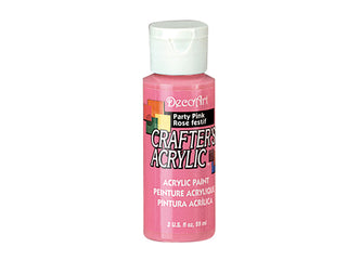 Buy party-pink Crafters Acrylic Paint  2oz